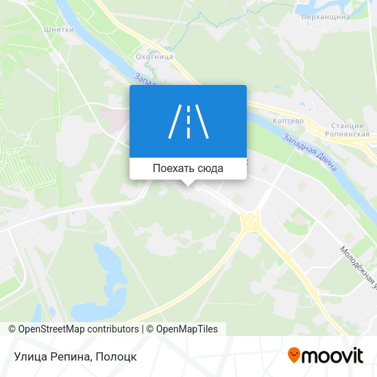Карта Улица Репина