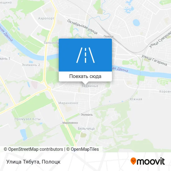 Карта Улица Тябута