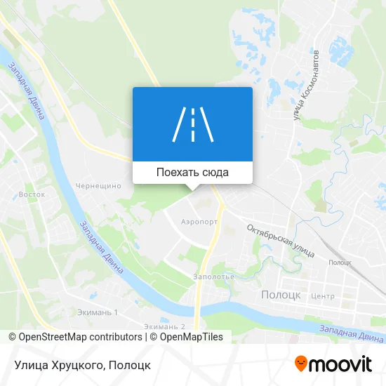 Карта Улица Хруцкого