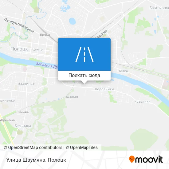 Карта Улица Шаумяна