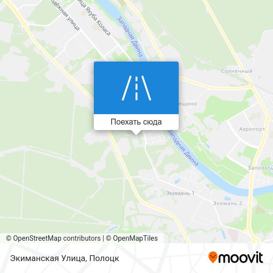 Карта Экиманская Улица
