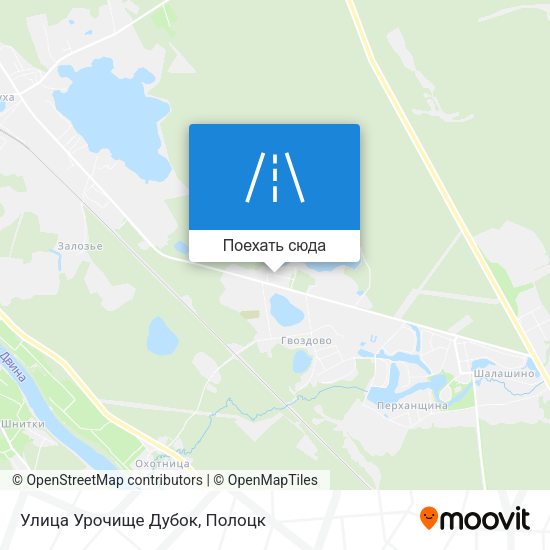 Карта Улица Урочище Дубок