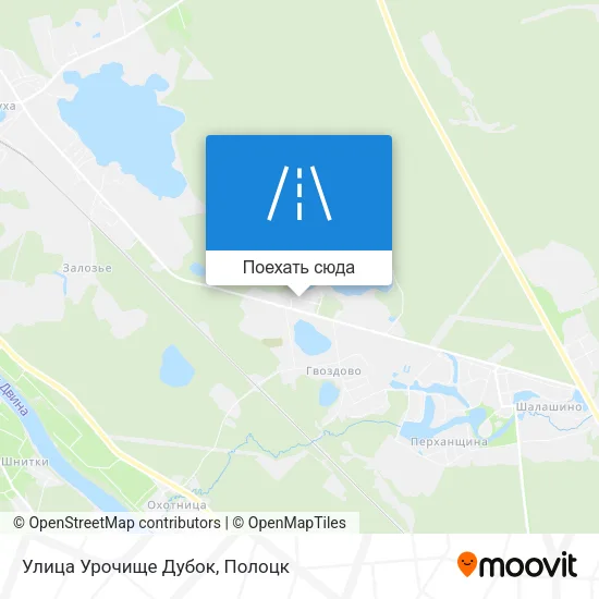 Карта Улица Урочище Дубок