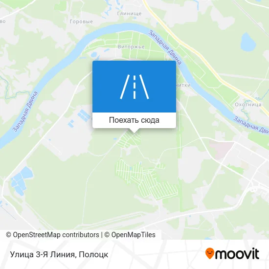 Карта Улица 3-Я Линия
