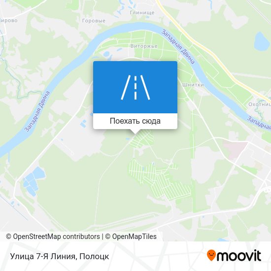 Карта Улица 7-Я Линия