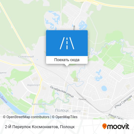 Карта 2-Й Переулок Космонавтов