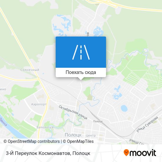 Карта 3-Й Переулок Космонавтов