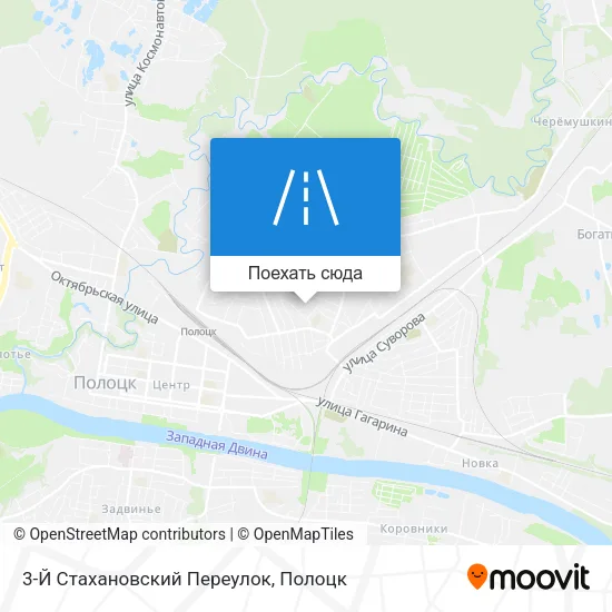 Карта 3-Й Стахановский Переулок