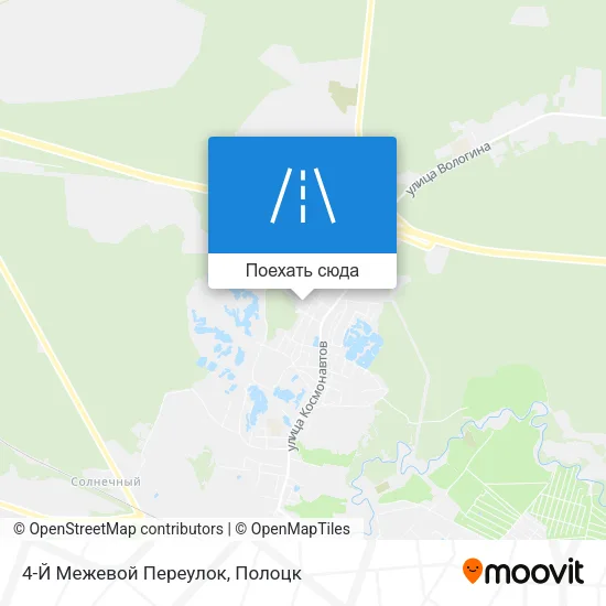 Карта 4-Й Межевой Переулок