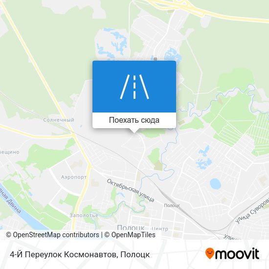 Карта 4-Й Переулок Космонавтов