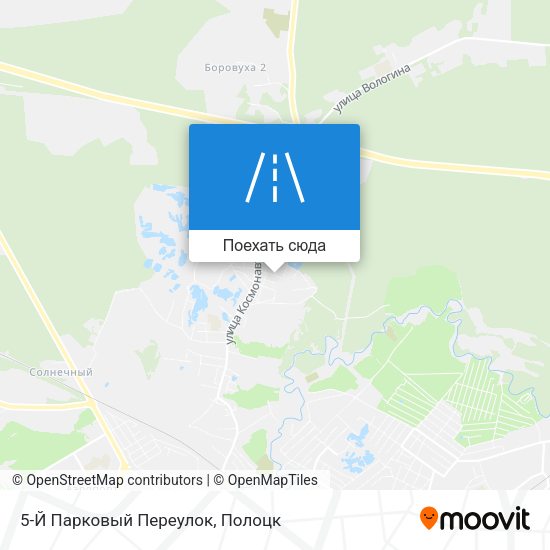 Карта 5-Й Парковый Переулок