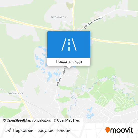 Карта 5-Й Парковый Переулок