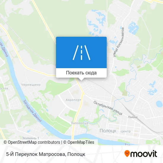 Карта 5-Й Переулок Матросова