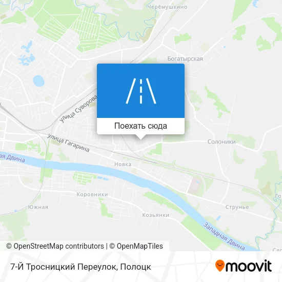 Карта 7-Й Тросницкий Переулок