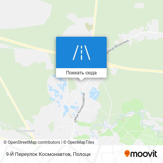 Карта 9-Й Переулок Космонавтов