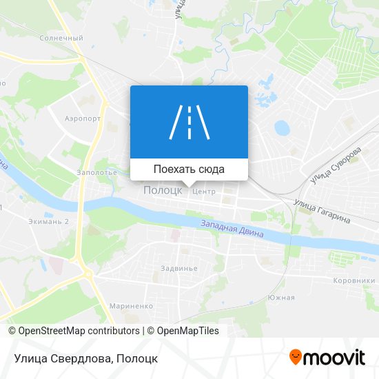Карта Улица Свердлова