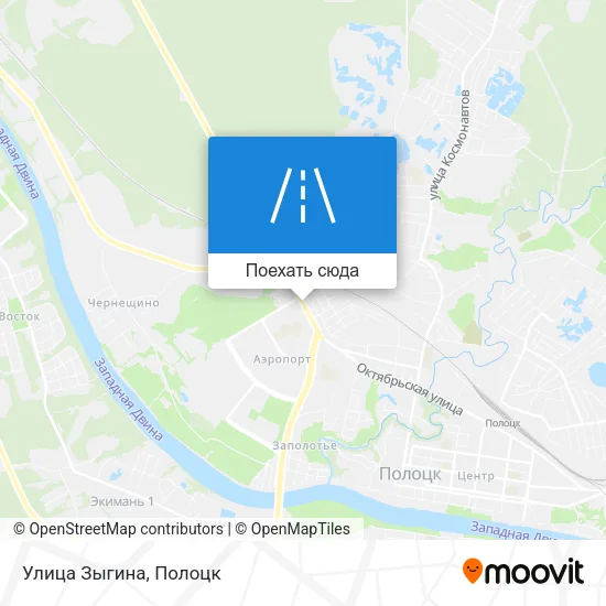 Карта Улица Зыгина