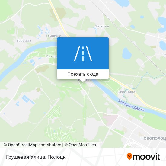 Карта Грушевая Улица