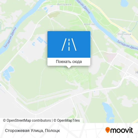 Карта Сторожевая Улица