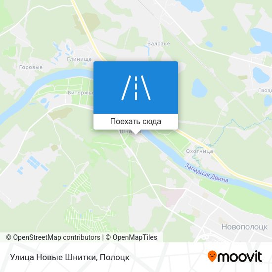 Карта Улица Новые Шнитки