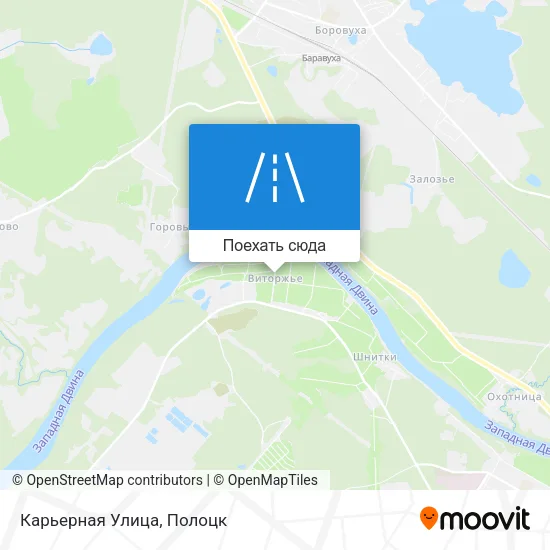 Карта Карьерная Улица