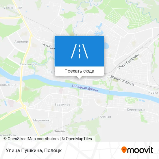 Карта Улица Пушкина
