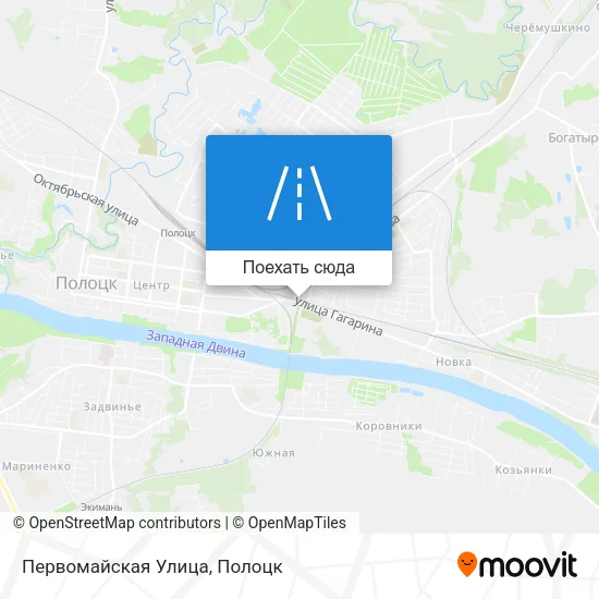 Карта Первомайская Улица