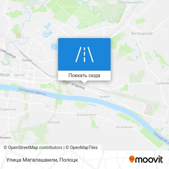 Карта Улица Магалашвили