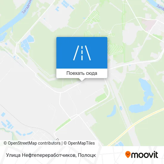 Карта Улица Нефтепереработчиков