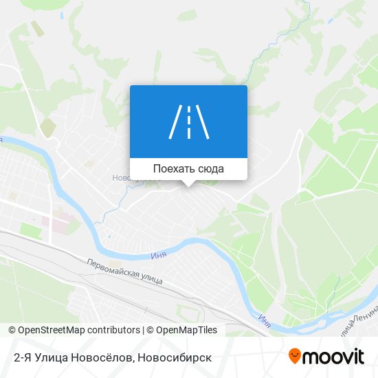 Карта 2-Я Улица Новосёлов