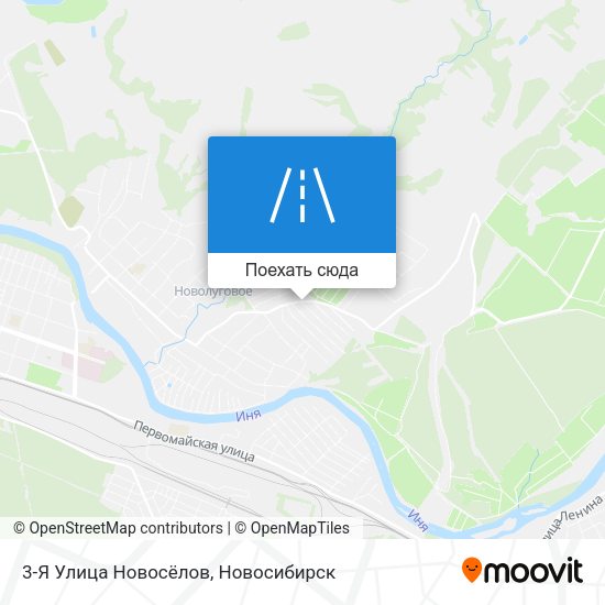 Карта 3-Я Улица Новосёлов