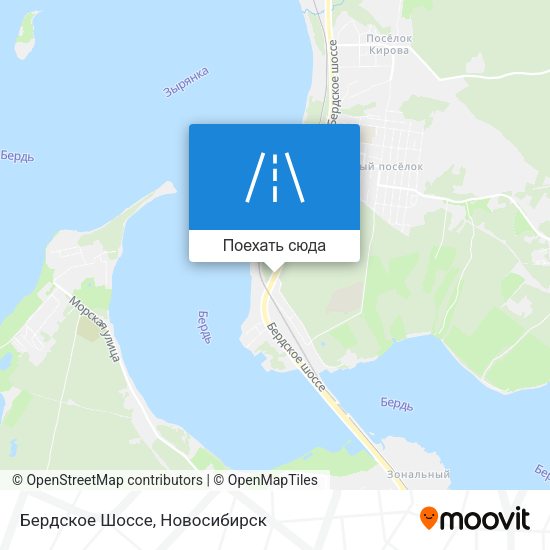 Карта Бердское Шоссе