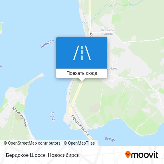 Карта Бердское Шоссе