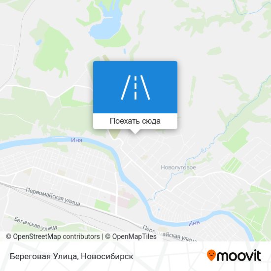 Карта Береговая Улица