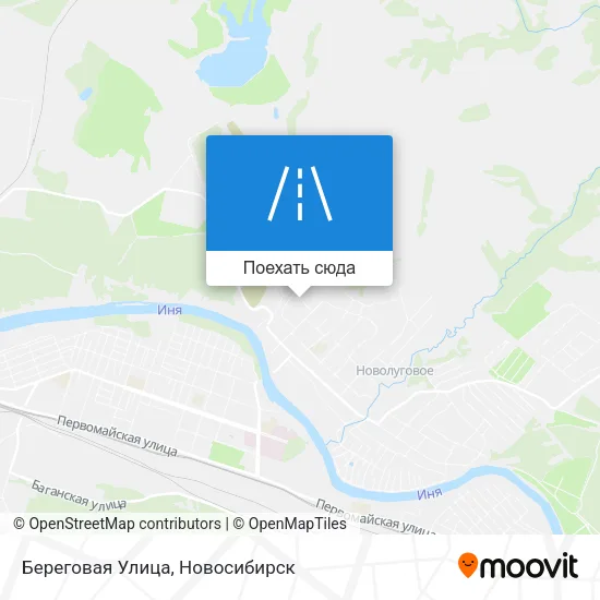 Карта Береговая Улица