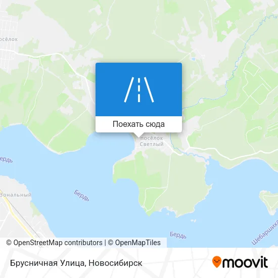 Карта Брусничная Улица