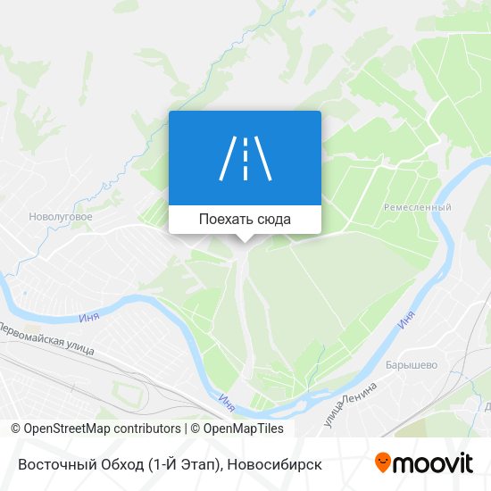 Карта Восточный Обход (1-Й Этап)
