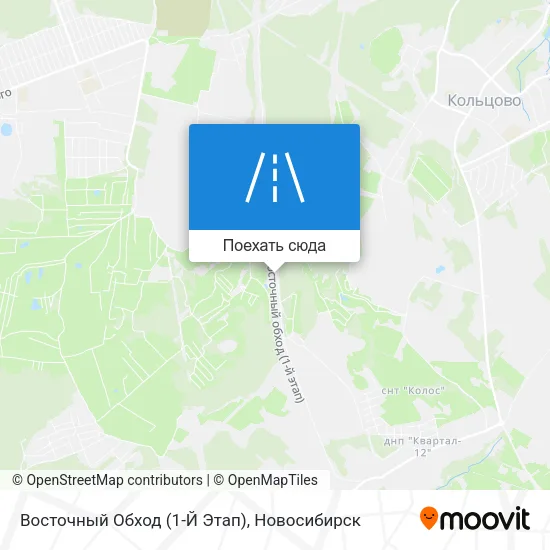 Карта Восточный Обход (1-Й Этап)