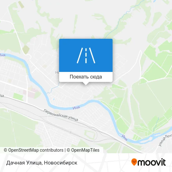 Карта Дачная Улица
