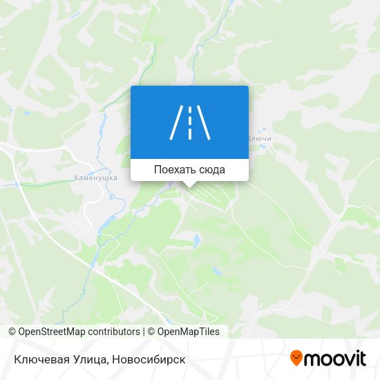 Карта Ключевая Улица