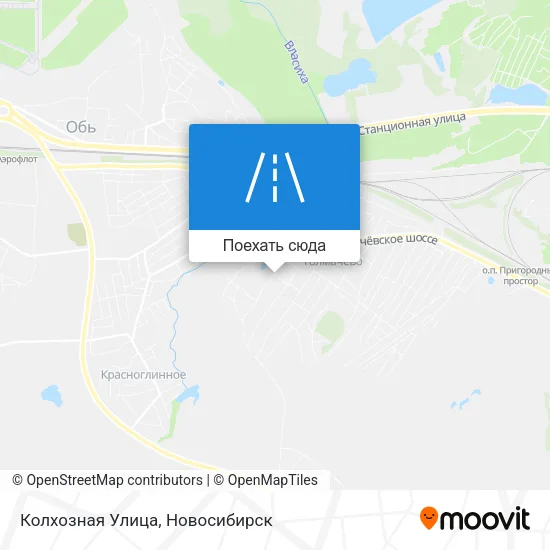 Карта Колхозная Улица