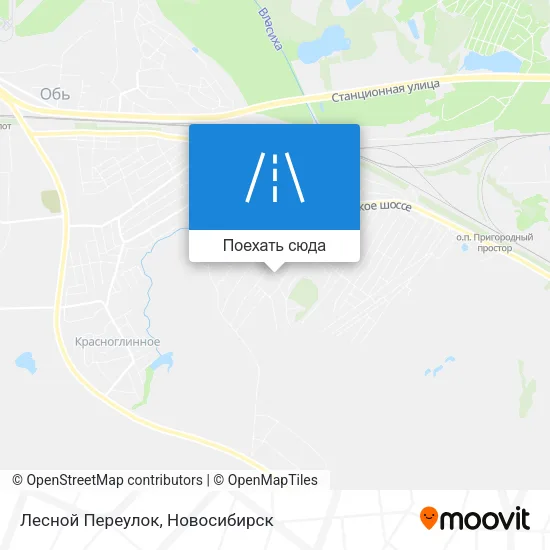 Карта Лесной Переулок