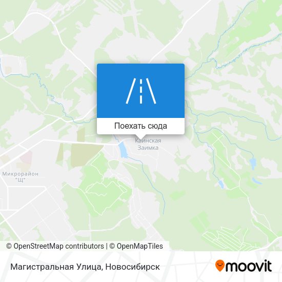 Карта Магистральная Улица