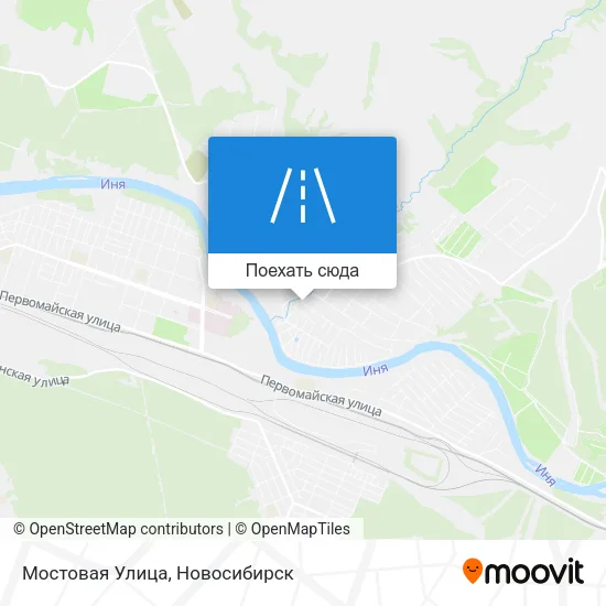 Карта Мостовая Улица