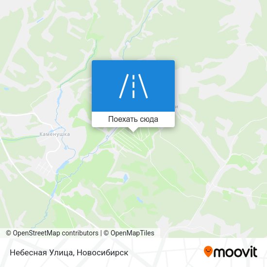 Карта Небесная Улица