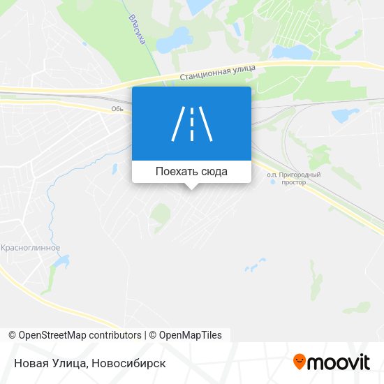 Карта Новая Улица