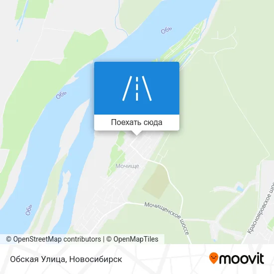 Карта Обская Улица