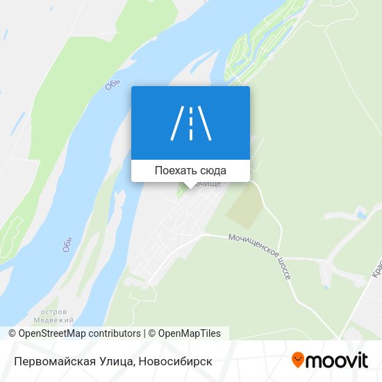 Карта Первомайская Улица