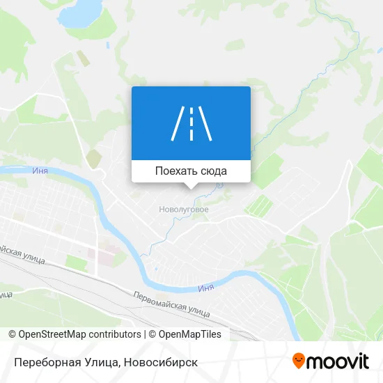 Карта Переборная Улица