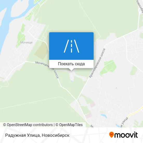 Карта Радужная Улица